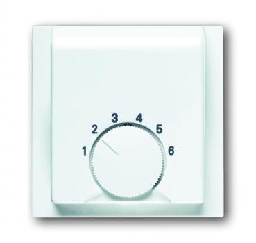 B+J impuls, Abdeckung fŸr Temperaturregler 1094 U, 1097 U, alpinwei§ 1794-74