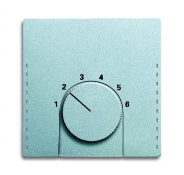 B+J future® linear, Abdeckung für Temperaturregler, alusilber 1794-83