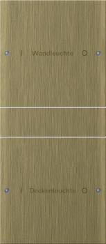 Gira Wippenset 2f (1+1) beschr. System 55 Bronze 2132607