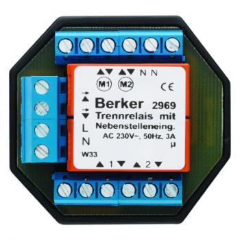 Berker RolloTec Trennrelais Hauselektronik grau 2969