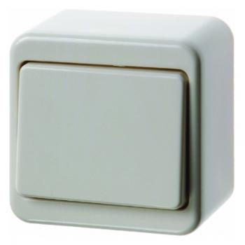 Berker Wechselschalter Aufputz wei§, gl_nzend 300640