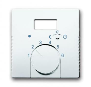 B+J future linear, Abdeckung für Temperaturregler, studioweiß 1795TA-84