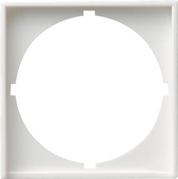 Gira System 55 Adapterrahmen rund 50 x 50 mm Reinwei§ glaenzend 028103