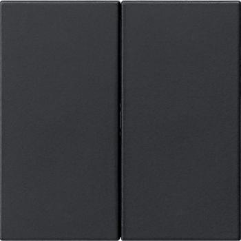 Gira S3000 Bedienaufs. 2f System 55 Schwarz m 5362005