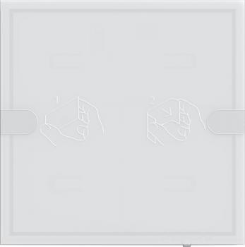 Gira KNX Tastsens.4 Komfort 1f TS4 Wei§ 5001003