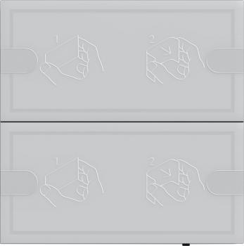 Gira KNX Tastsens.4 Komfort 2f TS4 Anthrazit 5002028