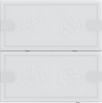Gira KNX Tastsens.4 Komfort 2f TS4 Wei§ 5002003