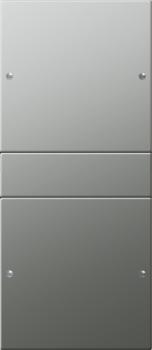 Gira Wippenset 2f (1+1) System 55 Edelstahl 2132601