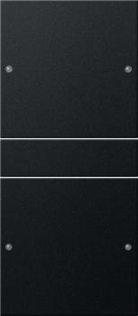 Gira Wippenset 2f (1+1) System 55 Schwarz m(lack.) 2182005