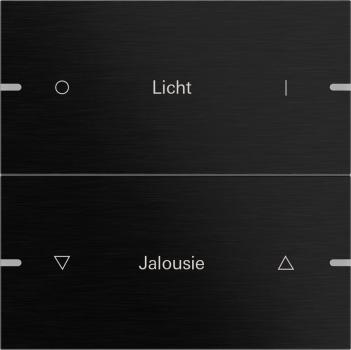 Gira Wippenset 2f indiv. Tastsens.4 TS4 Alum.Schwarz 5032126