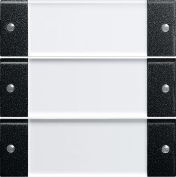 Gira Wippenset 3f BSF System 55 Klar/Schwarz m 2133005