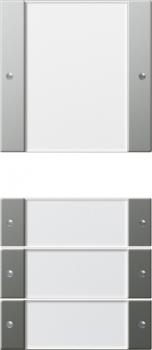 Gira Wippenset 4f (1+3) BSF System 55 Klar/Edelstahl 2134600