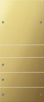 Gira Wippenset 4f (1+3) System 55 Messing 2134606