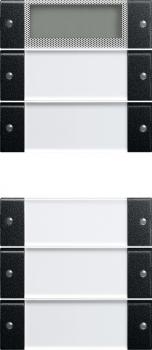 Gira Wippenset 5f Plus (2+3) BSF System 55 Klar/Schwarz m 2145005