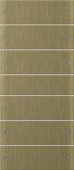 Gira Wippenset 6f (3+3) System 55 Bronze 2136605