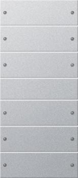 Gira Wippenset 6f (3+3) System 55 F Alu(lack.) 218626