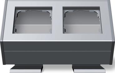 Gira Profil 2f Befestig.winkel Profil 55 Aluminium 119226