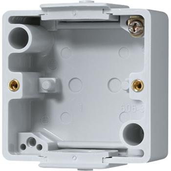 Jung Montagegeh_use 1-fach, senkrechte und waagerechte Montage, Thermoplast, grau 600