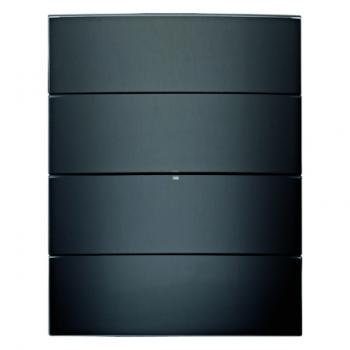 Berker Lichtszenentastsensor 8fach Komfort B.IQ Glas, schwarz 75168692