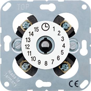 Jung Schaltuhr, Aus 2-pol., max.Ê15 Minuten, alpinwei§ 11015WW