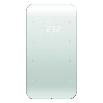 Berker Touchsensor 3fach mit Temperaturregler Berker R.1 Glas, polarwei§ 75643060