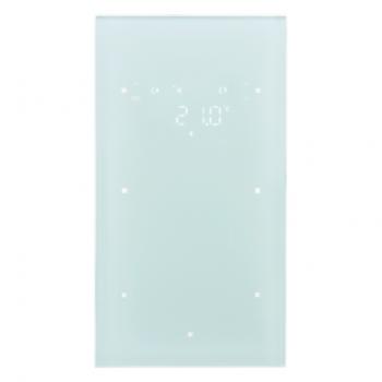 Berker Touchsensor 3fach mit Temperaturregler Berker R.3 Glas, schwarz 75643155