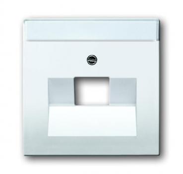 B+J future linear, UAE Abdeckung 1-fach,studioweiß 1803-84