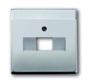 B+J pur edelstahl, Abdeckung fŸr UAE-Anschlussdose 1-fach 1803-866