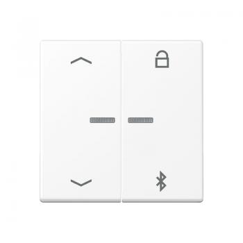 Jung LB-ManagementTimer Universal Bluetooth "Pfeile", Thermoplast lackiert, Serie A, schneeweiß matt A1751BFPBTWWM