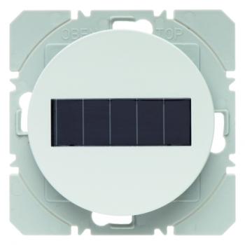 Berker KNX-Funk Wandsender 1fach flach Solar quicklink Berker R.1/R.3 polarwei§, gl_nzend 85655139