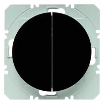 Berker KNX-Funk Wandsender 2fach flach quicklink Berker R.1/R.3 schwarz, gl_nzend 85656231