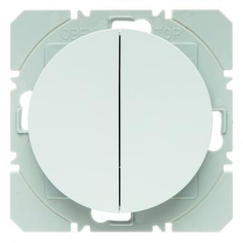 Berker KNX-Funk Wandsender 2fach flach quicklink Berker R.1/R.3 polarwei§, gl_nzend 85656239