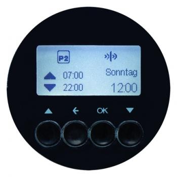 Berker KNX-Funk Jalousie-Schaltuhr quicklink Berker R.1/R.3 schwarz, gl_nzend 85745131