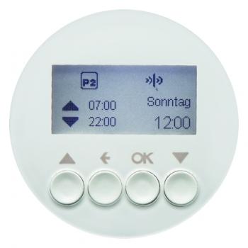Berker KNX-Funk Jalousie-Schaltuhr quicklink Berker R.1/R.3 polarwei§, gl_nzend 85745139