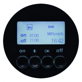 Berker KNX-Funk Zeitschaltuhr quicklink Berker R.1/R.3 schwarz, gl_nzend 85745231