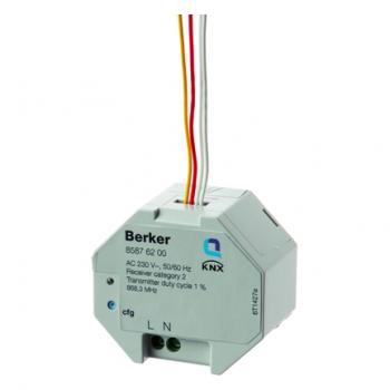 Berker KNX-Funk Bin_reingang 2fach 230 V UP KNX Funk lichtgrau 85876200