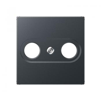 Jung Abdeckung für Antennendosen, Thermoplast lackiert, Serie A, anthrazit matt A561BFPLTVANM