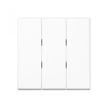 Jung Wippe 3fach, Thermoplast lackiert, Serie A, graphitschwarz matt A593BFSWM