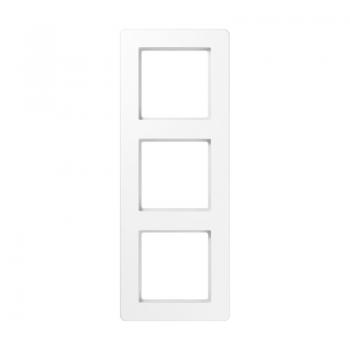 Jung Rahmen 3-fach, senkrechte und waagerechte Montage, Thermoplast, A flow, alpinweiß AF583BFWW