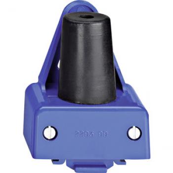 Merten Aufhängebügel mit Knickschutztülle und Zugentlastung, blau, Schlagfest 229399