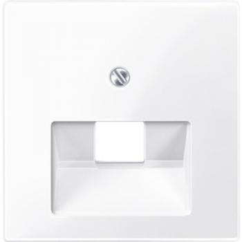 Merten System M UAE Abdeckung 1fach aktivwei§ gl_nzend 296225