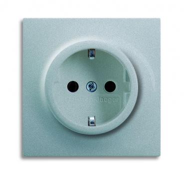 B+J impuls, Steckdose alusilber 20 EUC-783