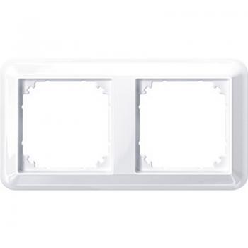 Merten ATELIER-M-Rahmen, 2fach, aktivwei§ gl_nzend 388225