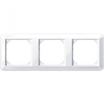 Merten ATELIER-M-Rahmen, 3fach, aktivwei§ gl_nzend 388325