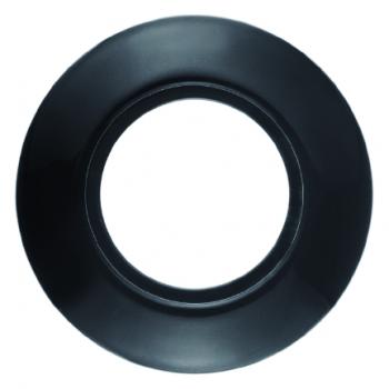 Berker Serie 1930 Porzellanrahmen 1fach "by Rosenthal" schwarz, glänzend 138165