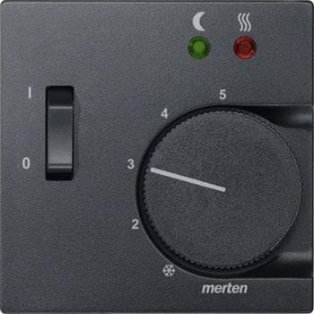 Merten System M Thermostat Abdeckung anthrazit 535814