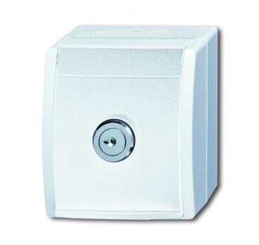 B+J ocean¨  Steckdose mit Sicherheitsschloss, alpinwei§ 20 EWSL-54