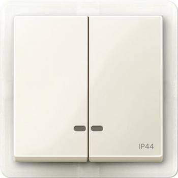 Merten System M Serien Kontroll Wippe IP44 wei§ gl_nzend MEG3424-0344