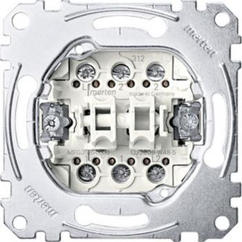 Merten Doppelwechselschalter-Einsatz 16A MEG3526-0000