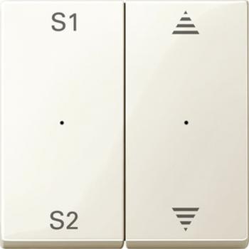 Merten Wippen fŸr Taster-Modul 2fach (Szene1/2, Auf/Ab), wei§ gl_nzend, System M MEG5227-0344